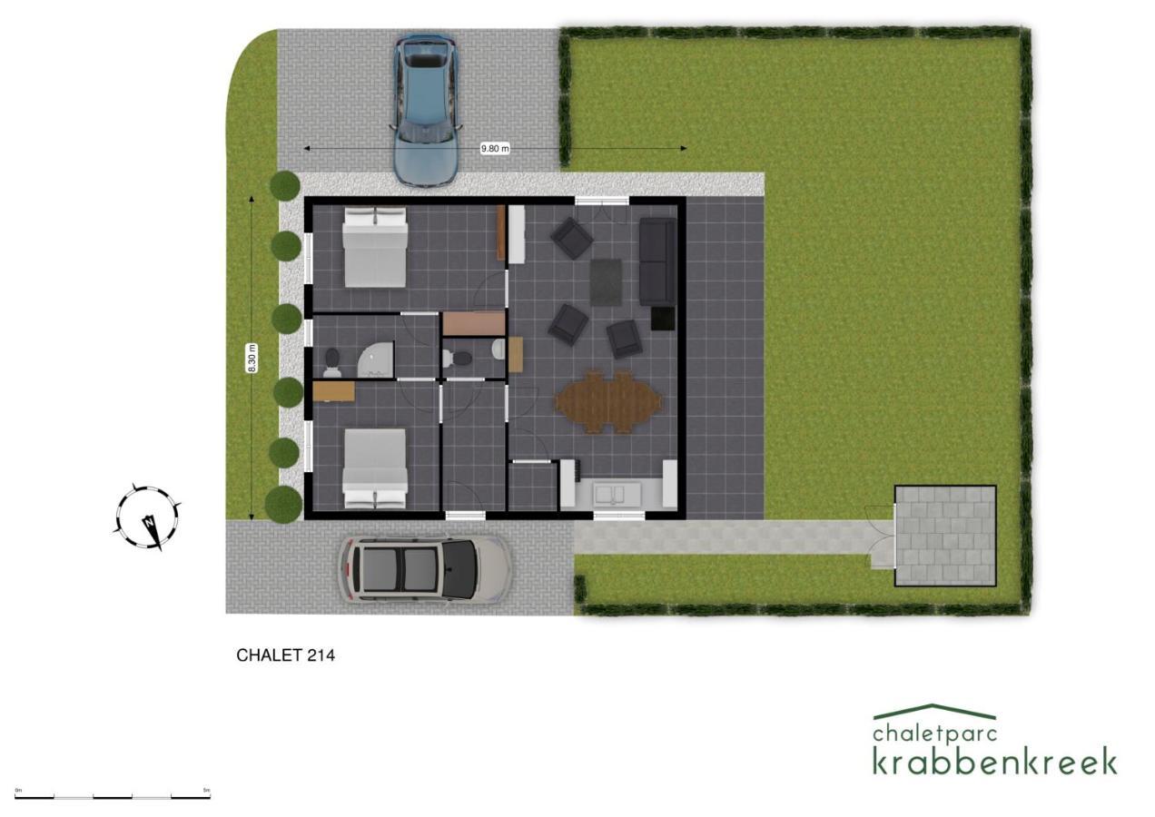Chaletparc Krabbenkreek Zeeland - Chalet 214 Sint Annaland Exteriör bild